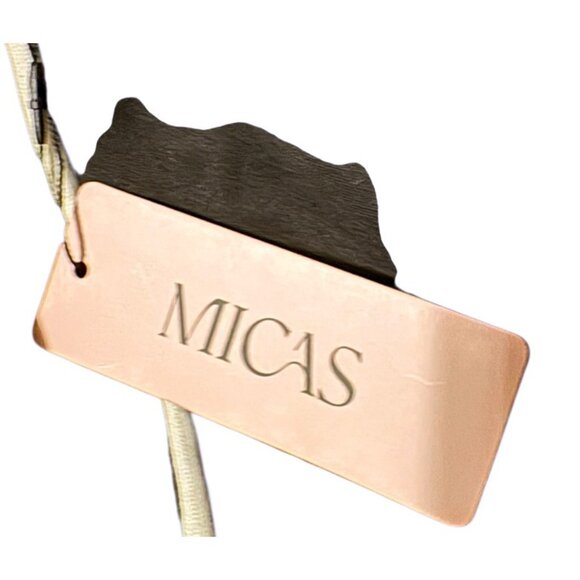 NWT Micas Black Wide Leg Track Pants White Stripe Drawstring Waist Athleisure Wo - Picture 5 of 5